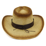 Straw Cowboy Hats Straw Cowboy Hat Outdoor Seaside Beach Hat