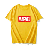 Marvel T Shirt T-shirt Men's Short Sleeve Captain America Couple Clothes