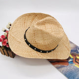 Cowgirl Hats Raffia Hat Men's Cowboy Hat Sun Hat Beach Hat