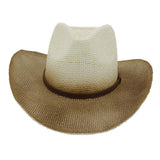 Straw Cowboy Hats Straw Cowboy Hat Men and Women Outdoor Seaside Sun Protection