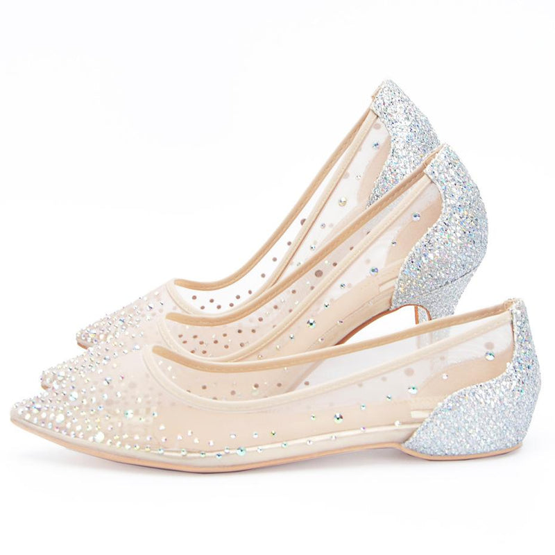 Nude Heels for Wedding High Heel Pointed-Toe Women's Shoes