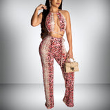 Serpentine Sexy Lace-up Jumpsuit