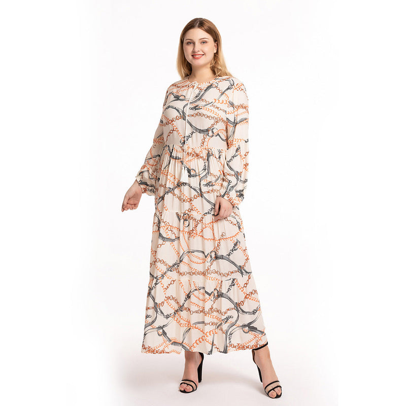 Muslim Women Stylish Kashibo Abaya Muslim Ladies Long Gown Islamic Clothing Jilbab Jalabiya Summer Fashion Leopard-Print Slim-Fit Dress