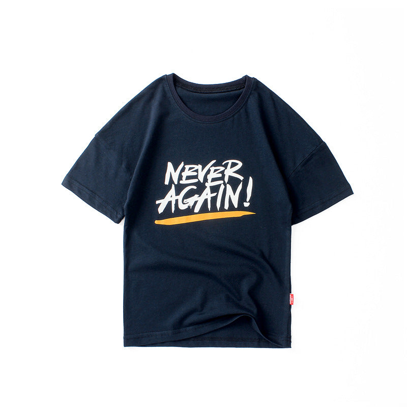 Children T Shrits Summer T-shirt Short Sleeve T-shirt Printed Loose Short Sleeve