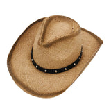Cowgirl Hats Raffia Hat Men's Cowboy Hat Sun Hat Beach Hat