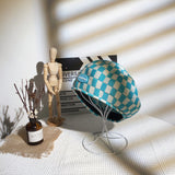 Check Beret Hat Knitted Thin Spring and Summer Leisure