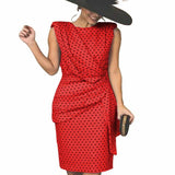 1920S Dress Beauty Clothing Sheath Tight Polka Dot Dress