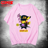 Men and Women Pokemon Pikachu T Shirt Y Short Sleeve Loose T-shirt