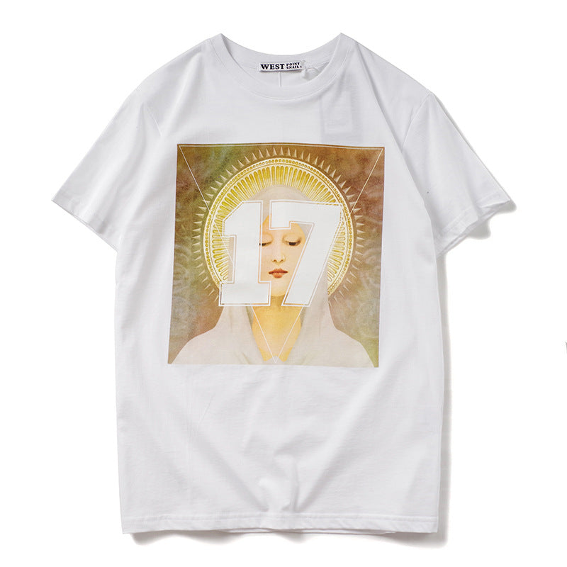 GVC T Shirt 17 Virgin Pattern Pure Cotton Loose Short Sleeve Male