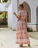 Emery Rose Dresses Summer Casual Holiday Floral Print Sexy Jumpsuit Long Dress Women's Clothing