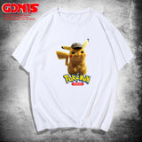 Men and Women Pokemon Pikachu T Shirt Pikachu Short Sleeve T-shirt for Men and Women