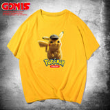 Men and Women Pokemon Pikachu T Shirt Pikachu Short Sleeve T-shirt for Men and Women