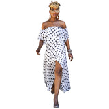 Nina Parker plus Size Dresses Beach Chiffon Dress Irregular Hem
