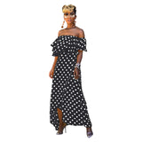 Nina Parker plus Size Dresses Beach Chiffon Dress Irregular Hem