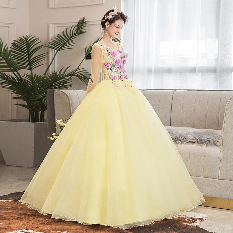 Women's Evening Dress Ball Gown Princess Quinceanera Wedding Dresses Costume Tulle Tutu Dress Formal Dress
