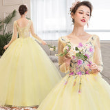 Women's Evening Dress Ball Gown Princess Quinceanera Wedding Dresses Costume Tulle Tutu Dress Formal Dress
