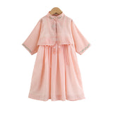 Girls' Summer Children's Fashion Chiffon Suit Skirt Children's Girl's Summer Clothes