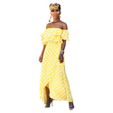 Nina Parker plus Size Dresses Beach Chiffon Dress Irregular Hem