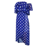 Nina Parker plus Size Dresses Beach Chiffon Dress Irregular Hem