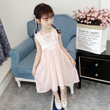 Girls' Summer Children's Fashion Chiffon Suit Skirt Children's Girl's Summer Clothes