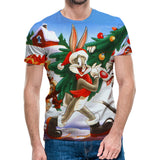 Bugs Bunny Shirt Cartoon Anime T-shirt Casual Printed Men and Women