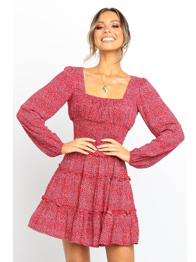 Milkmaid Dresses Autumn Long-Sleeved Dress