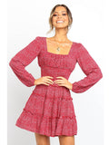 Milkmaid Dresses Autumn Long-Sleeved Dress