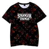 Stranger Things T Shirt Stranger Things3d Digital Printing Casual Short Sleeve T-shirt