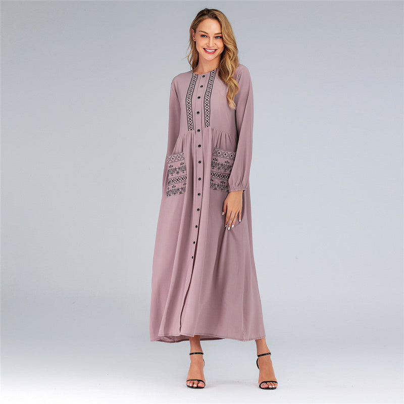 Muslim Women Stylish Kashibo Abaya Muslim Ladies Long Gown Islamic Clothing Jilbab Jalabiya Fashion Long Large Size Dress