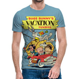 Bugs Bunny Shirt Anime Print T-shirt Short Sleeve Casual Loose Men