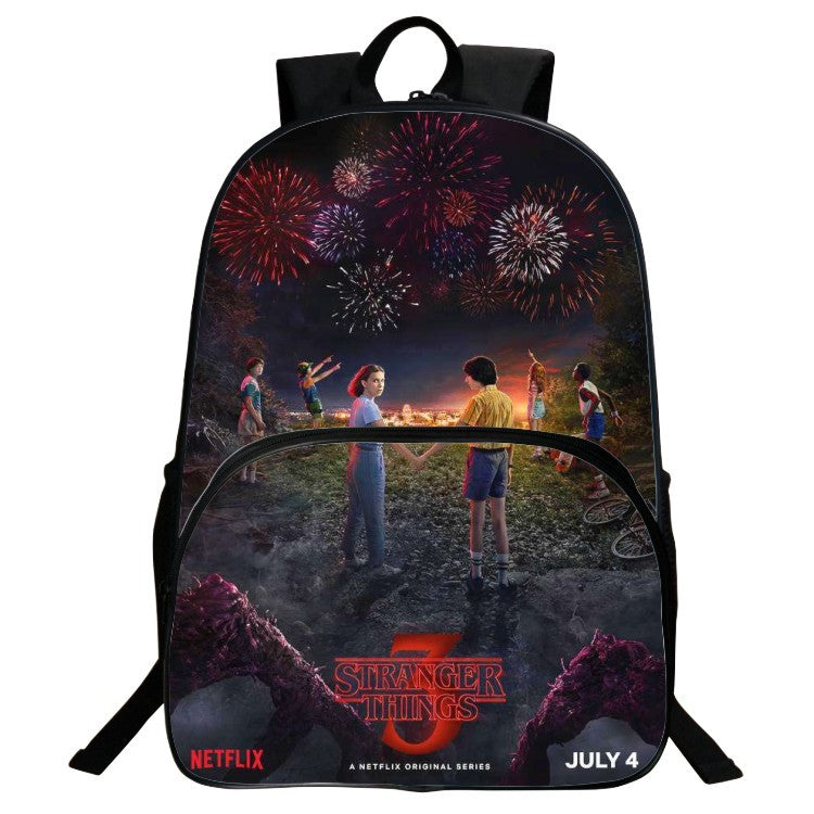 Stranger Things Backpack Backpack Primary School Student Backpack