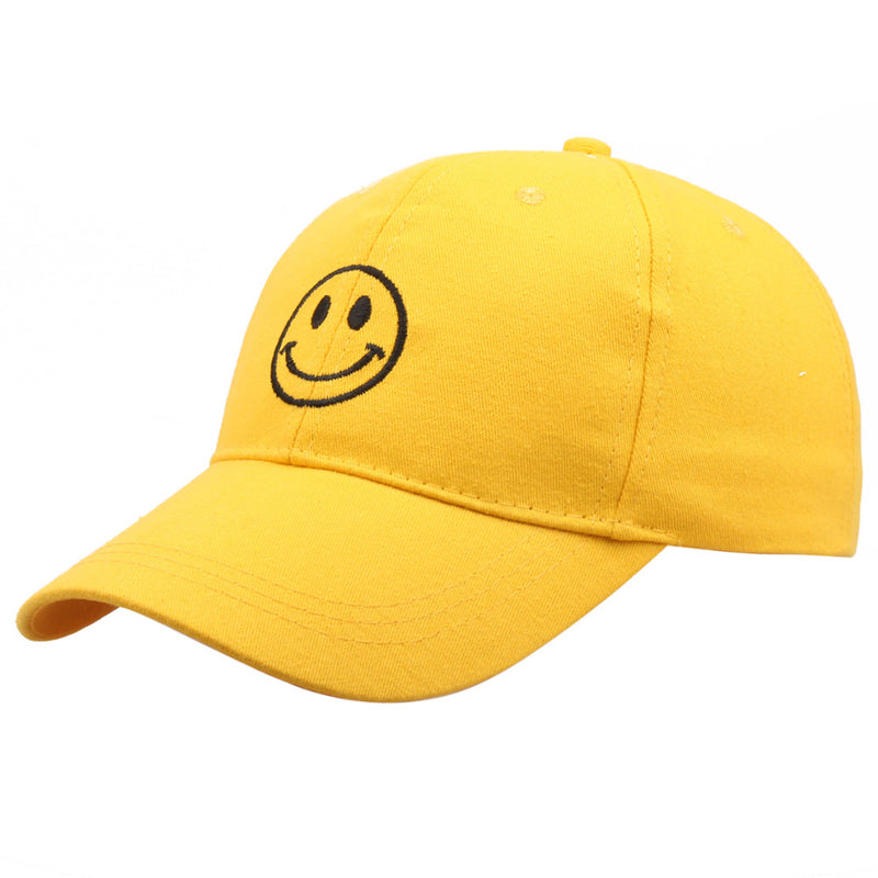 Smiley Face Cap Smiley Embroidery Hat Baseball Cap