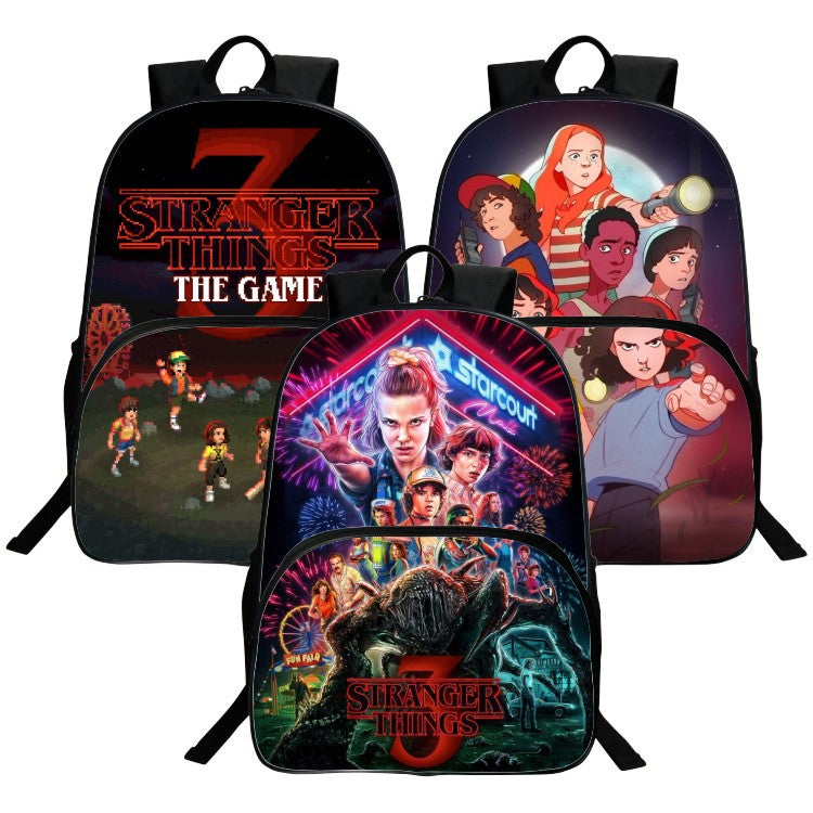 Stranger Things Backpack Backpack Primary School Student Backpack