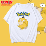 Men and Women Pokemon Pikachu T Shirt Y Pikachu Short Sleeve T-shirt