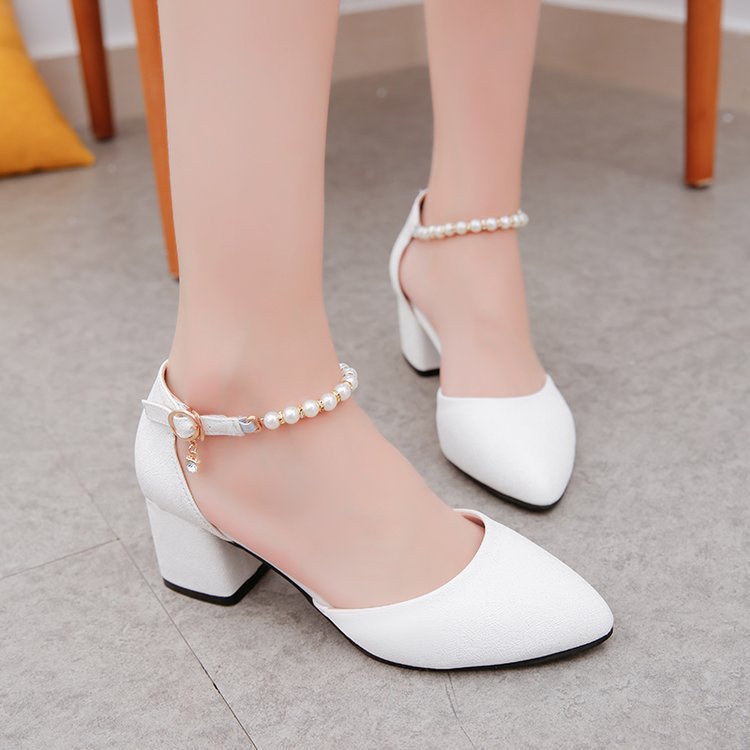Nude Strappy Block Heels Chunky Heel Sandals