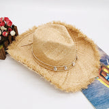 Cowgirl Hats Western Cowboy Hat Men's and Women's Summer Beach Hat Big Brim Sun Hat