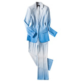 Women Autumn Uniform Designs Formal Style Office Lady Bussiness Attire Work Suit Gradient Color Suit