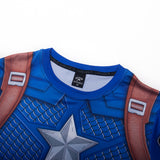 Marvel T Shirt Marvel Captain America Clothes Avengers 4 Scale Combat Clothes Marvel T-shirt