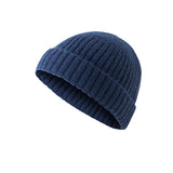 Toboggan Hat Retro Autumn and Winter Knitted Hat Men