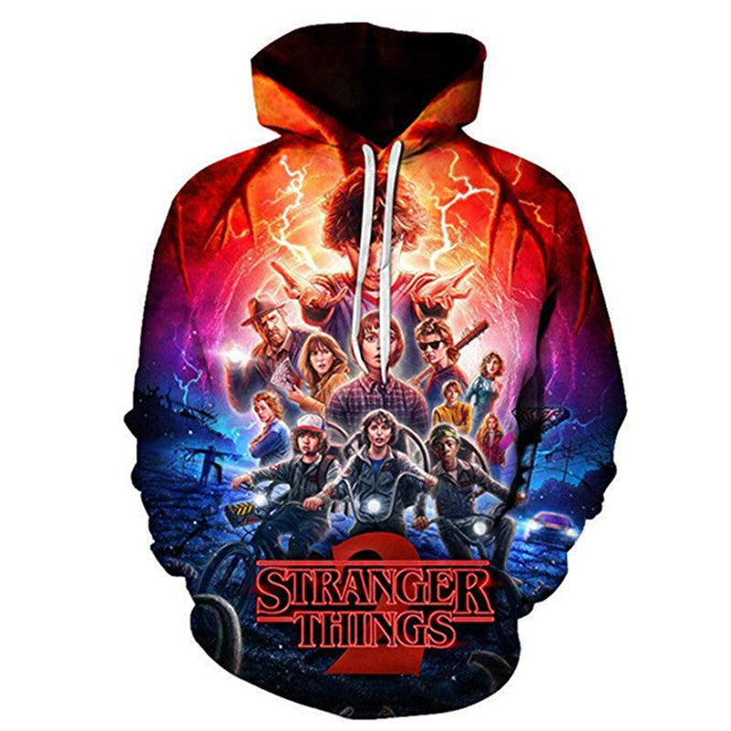 Stranger Things Hoodie Anime 3D Printed Hoodie Hoodie