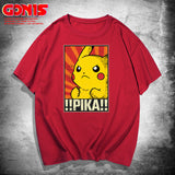 Men and Women Pokemon Pikachu T Shirt Y Detective Pikachu T-shirt