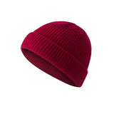 Toboggan Hat Autumn Winter Retro Dome Thermal Knitted Hat