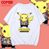 Men and Women Pokemon Pikachu T Shirt Pikachu Short Sleeve T-shirt