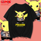 Men and Women Pokemon Pikachu T Shirt Pikachu Short Sleeve T-shirt