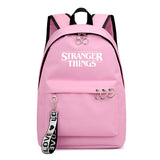 Stranger Things Backpack Printed Preppy Style Backpack Ribbon Bag Student Schoolbag Girl