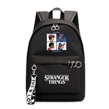 Stranger Things Backpack Printed Preppy Style Backpack Ribbon Bag Student Schoolbag Girl