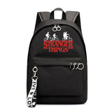 Stranger Things Backpack Printed Preppy Style Backpack Ribbon Bag Student Schoolbag Girl