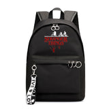 Stranger Things Backpack Printed Preppy Style Backpack Ribbon Bag Student Schoolbag Girl