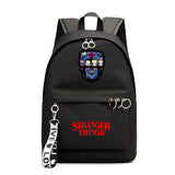 Stranger Things Backpack Printed Preppy Style Backpack Ribbon Bag Student Schoolbag Girl