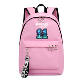 Stranger Things Backpack Printed Preppy Style Backpack Ribbon Bag Student Schoolbag Girl